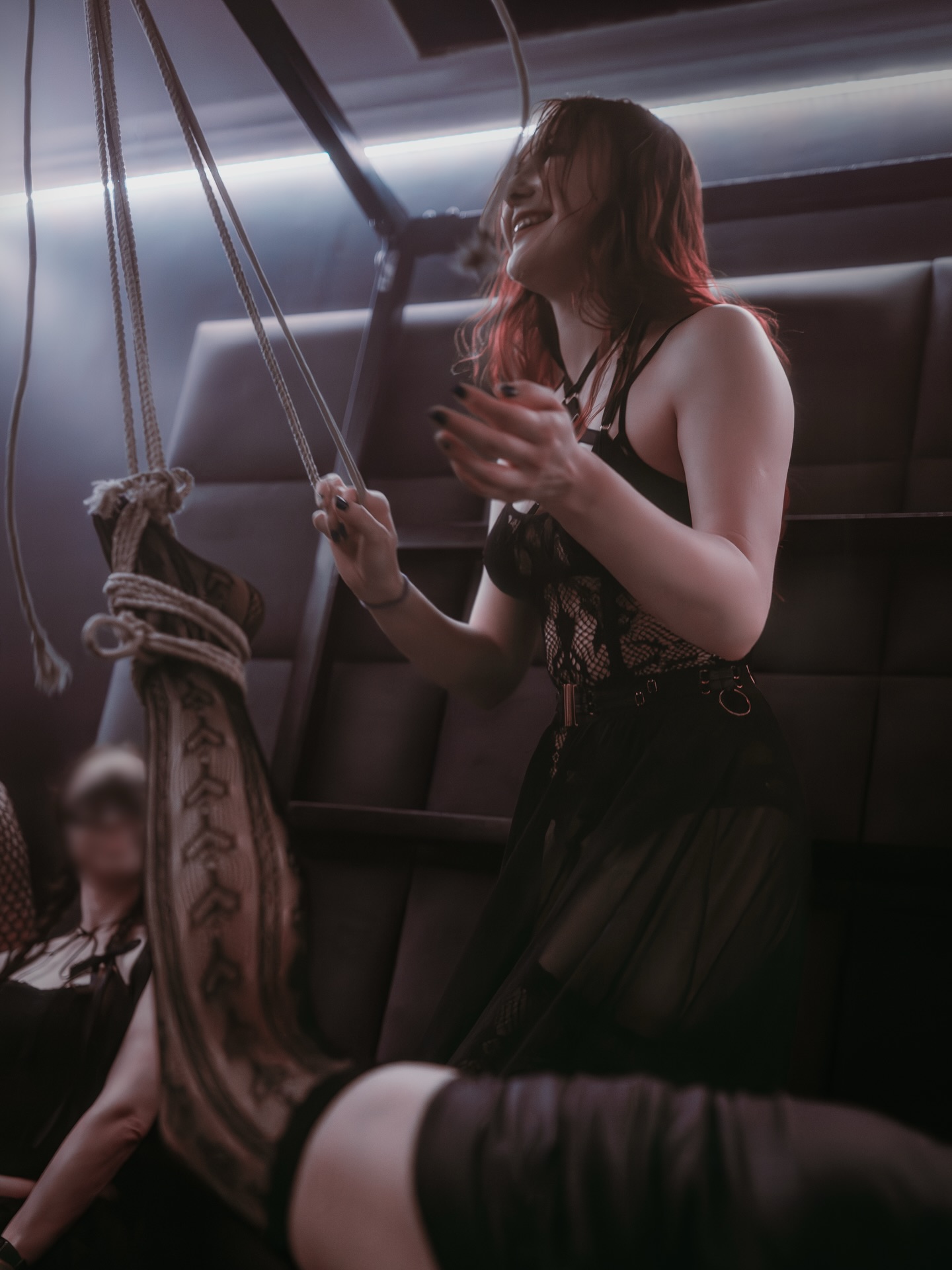 Boudoir close-up, rope detail